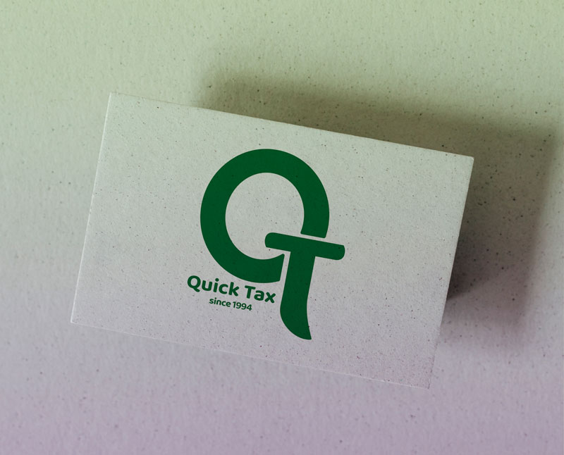 Quick Tax Accounting Business Card